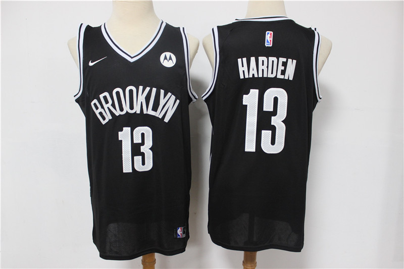 2021 Men Brooklyn Nets #13 Harden black Home Stitched NBA Jersey 2